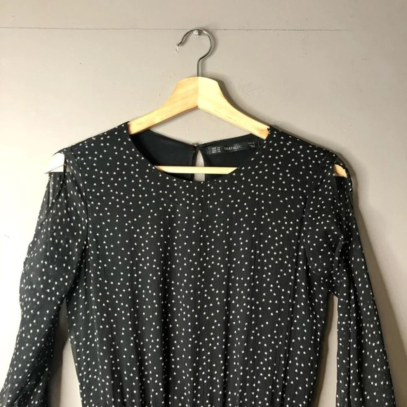 Zara black star dress size xs - Picture 3 of 9